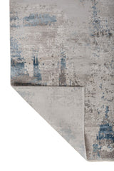 Zyvera Gray Polypropylene Rug
