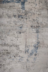 Zyvera Gray Polypropylene Rug