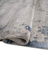 Zyvera Gray Polypropylene Rug