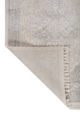 Aurevon Ivory Gray Polypropylene Rug