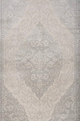 Aurevon Ivory Gray Polypropylene Rug