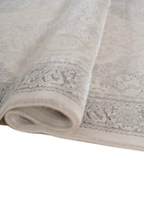 Aurevon Ivory Gray Polypropylene Rug