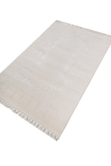 Elarin Ivory Gray Polypropylene Rug