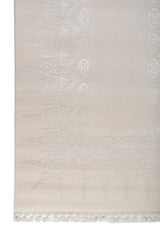 Elarin Ivory Gray Polypropylene Rug