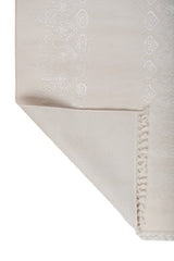 Elarin Ivory Gray Polypropylene Rug