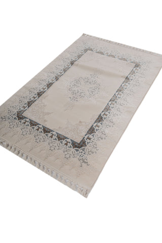 Soft Patchwork Rug 4X6 Ft | Blue Wash Capri Carpet For Living Room, Bedroom, Dining Room