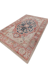 Dynara Terracotta Polyester Dhurrie