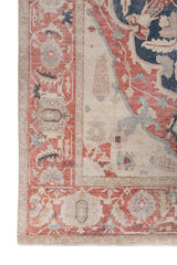Dynara Terracotta Polyester Dhurrie