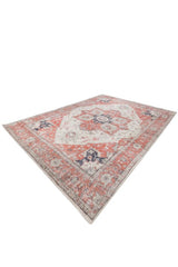 Rosaria Terracotta Polyester Dhurrie