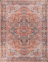 Majara Terracotta Polyester Rug