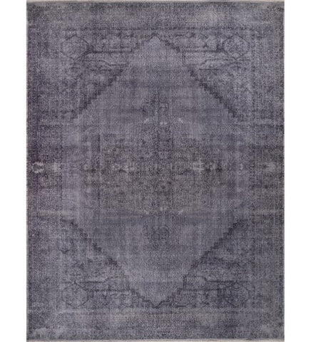 Velmora Steel Gray Polyester Rug