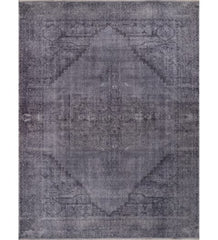 Velmora Steel Gray Polyester Rug