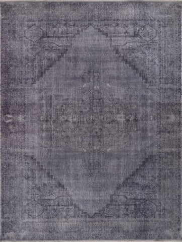 Velmora Steel Gray Polyester Rug