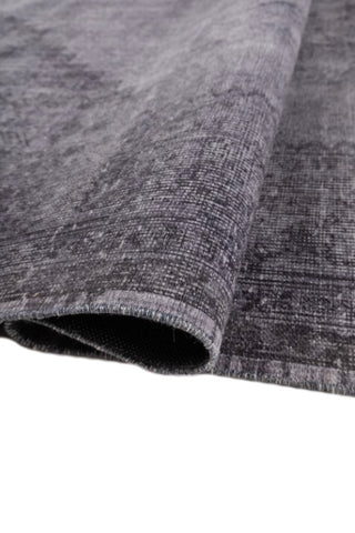Velmora Steel Gray Polyester Rug