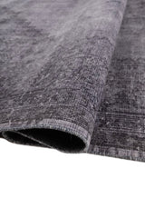 Velmora Steel Gray Polyester Rug
