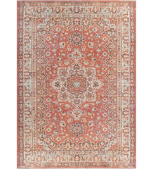 Solterra Terracotta Polyester Rug
