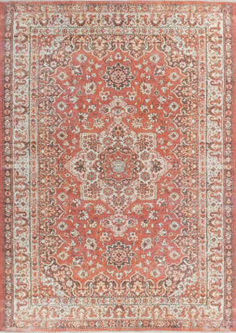 Solterra Terracotta Polyester Rug
