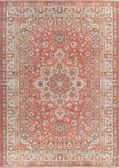 Solterra Terracotta Polyester Rug