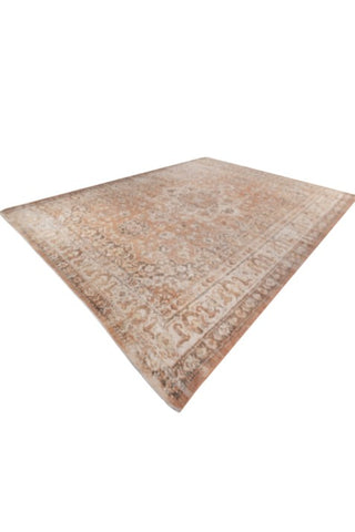 Seravon Mist Blue Polyester Rug