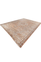 Seravon Mist Blue Polyester Rug