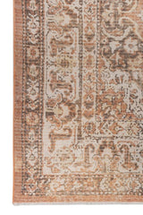 Seravon Mist Blue Polyester Rug