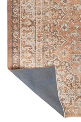 Seravon Mist Blue Polyester Rug