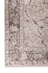 Veron Beige Polyester Dhurrie