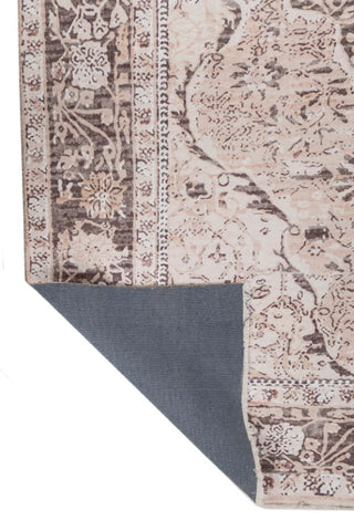 Veron Beige Polyester Dhurrie