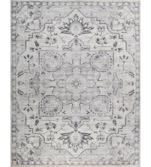 Rialto Gray Polyester Dhurrie