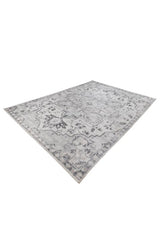 Rialto Gray Polyester Dhurrie