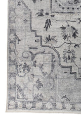 Rialto Gray Polyester Dhurrie