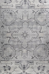 Rialto Gray Polyester Dhurrie