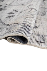 Rialto Gray Polyester Dhurrie