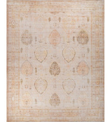 Lumina Beige Polyester Dhurrie