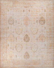 Lumina Beige Polyester Dhurrie