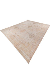Lumina Beige Polyester Dhurrie