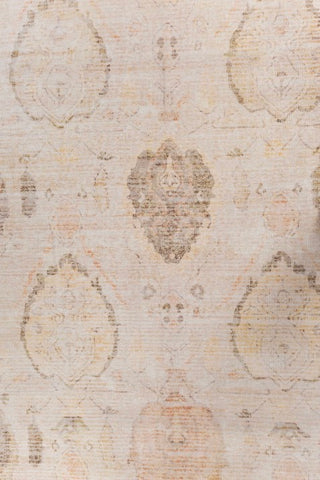 Lumina Beige Polyester Dhurrie