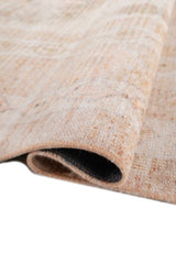 Lumina Beige Polyester Dhurrie