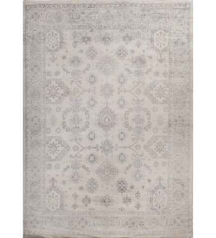 Elysia Ivory Polyester Dhurrie