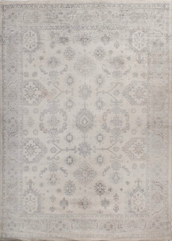 Elysia Ivory Polyester Dhurrie
