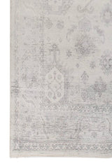 Elysia Ivory Polyester Dhurrie