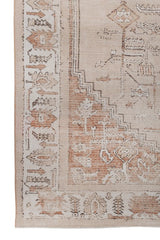 Arava Beige Polyester Dhurrie