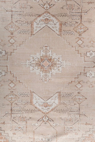 Arava Beige Polyester Dhurrie