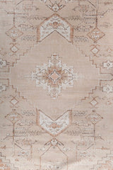 Arava Beige Polyester Dhurrie