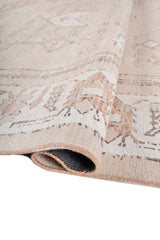 Arava Beige Polyester Dhurrie