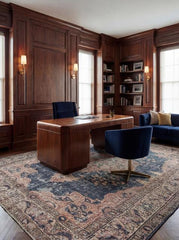 Oracle Orange Polyester Rug