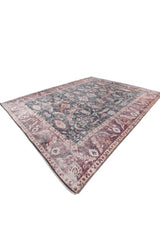 Equinox Charcoal Polyester Dhurrie