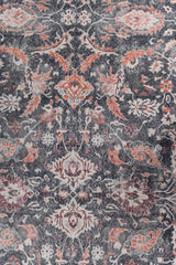 Equinox Charcoal Polyester Dhurrie