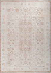 Lumiere Beige Polyester Dhurrie