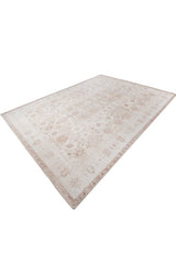 Lumiere Beige Polyester Dhurrie